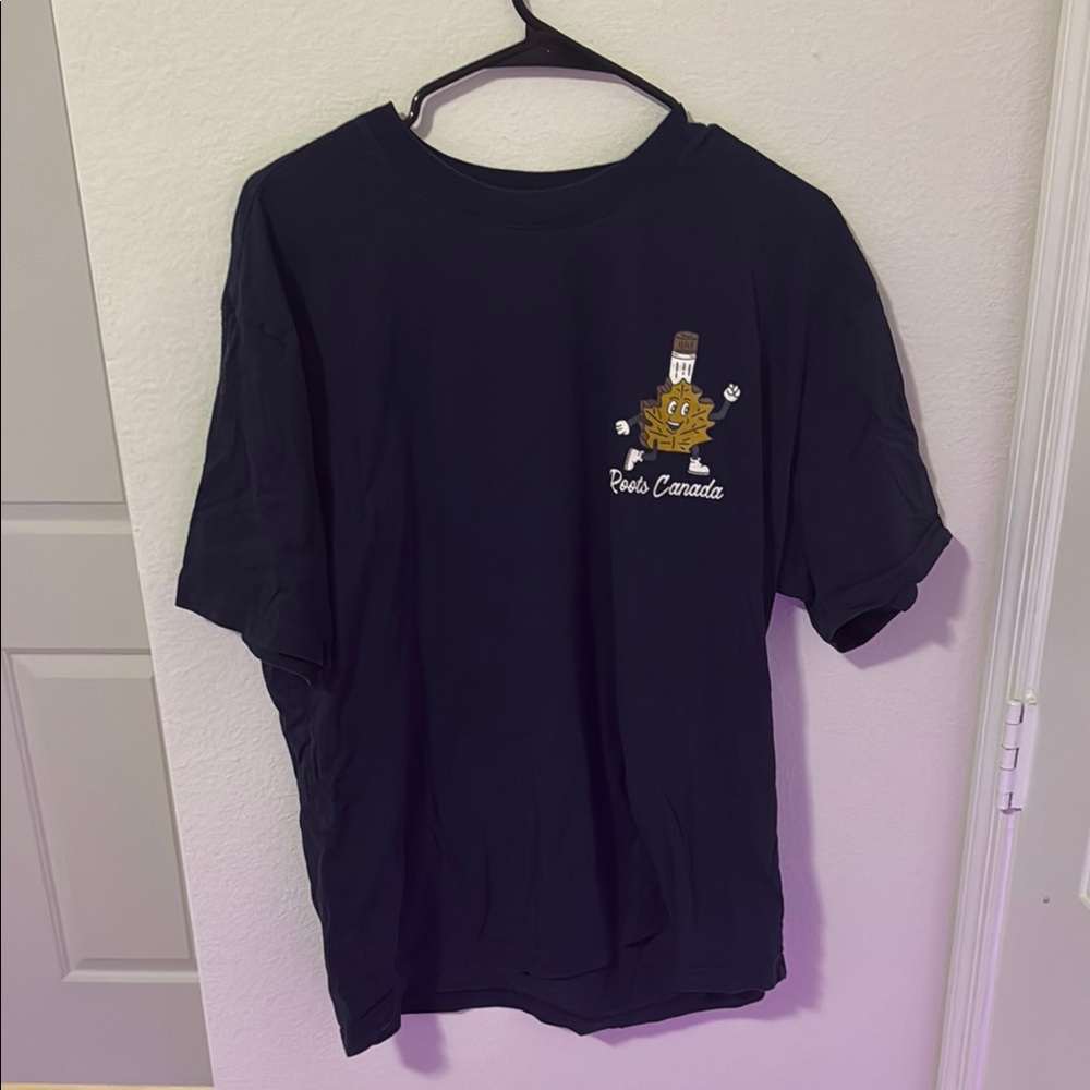 Roots Navy Blue T-Shirt